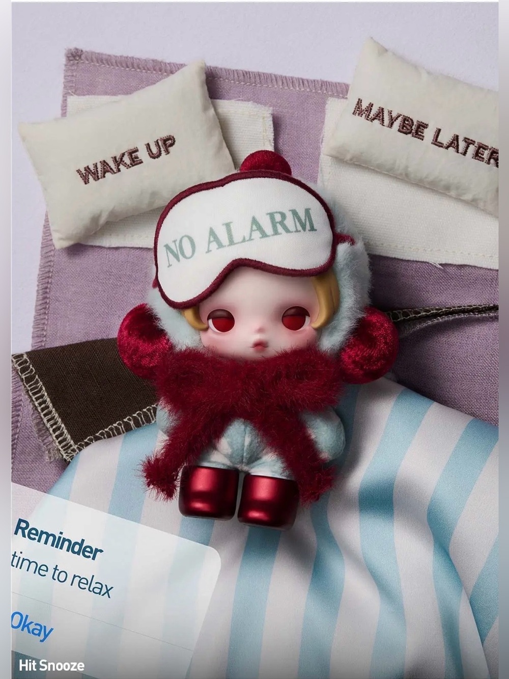 Popmart SKULLPANDA Off Mode Series Plush Doll
Pendant